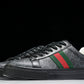 Guссi Ace Web 'Black Monogram'