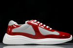 Prada America's Cup Sneaker 'Red Silver'