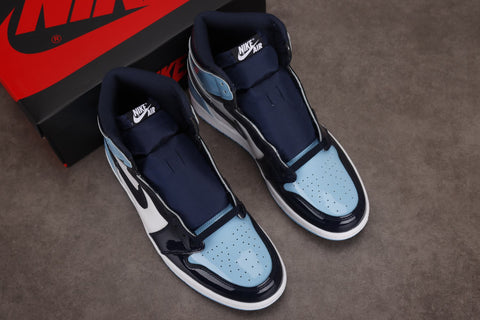 AJ1 Retro High UNC Patent âBlue Chillâ â Drip Locker Global