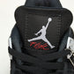 AJ4 Retro 'Black Canvas'
