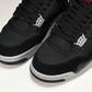 AJ4 Retro 'Black Canvas'