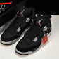 AJ4 Retro 'Black Canvas'