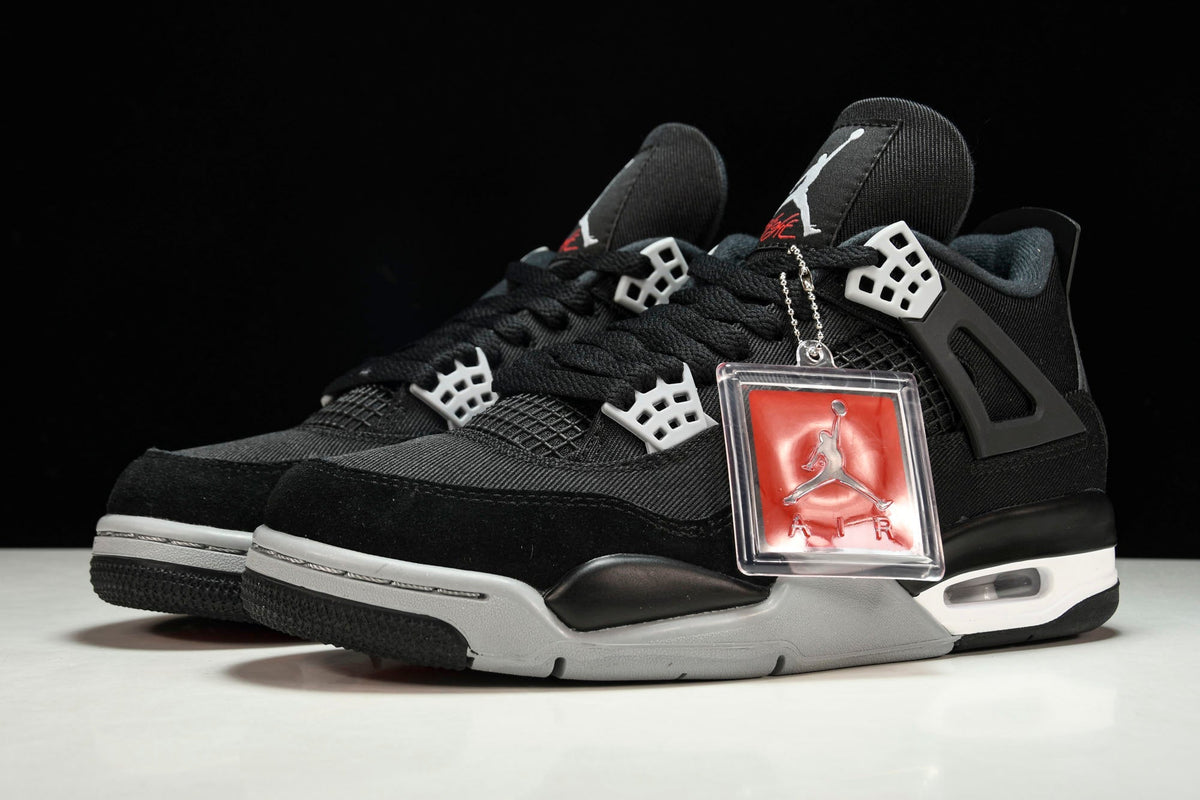 AJ4 Retro 'Black Canvas' – Drip Locker Global