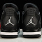 AJ4 Retro 'Black Canvas'