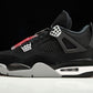 AJ4 Retro 'Black Canvas'