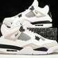 AJ4 Retro 'Military Black'