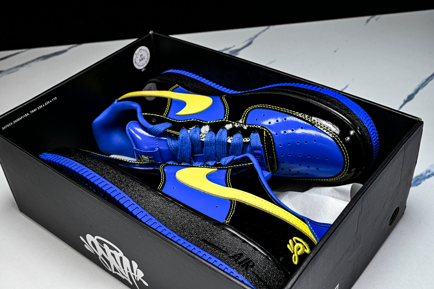 Central Cee Syna x AF1 Low 'Racer Blue Optic Yellow' (Friends & Family)