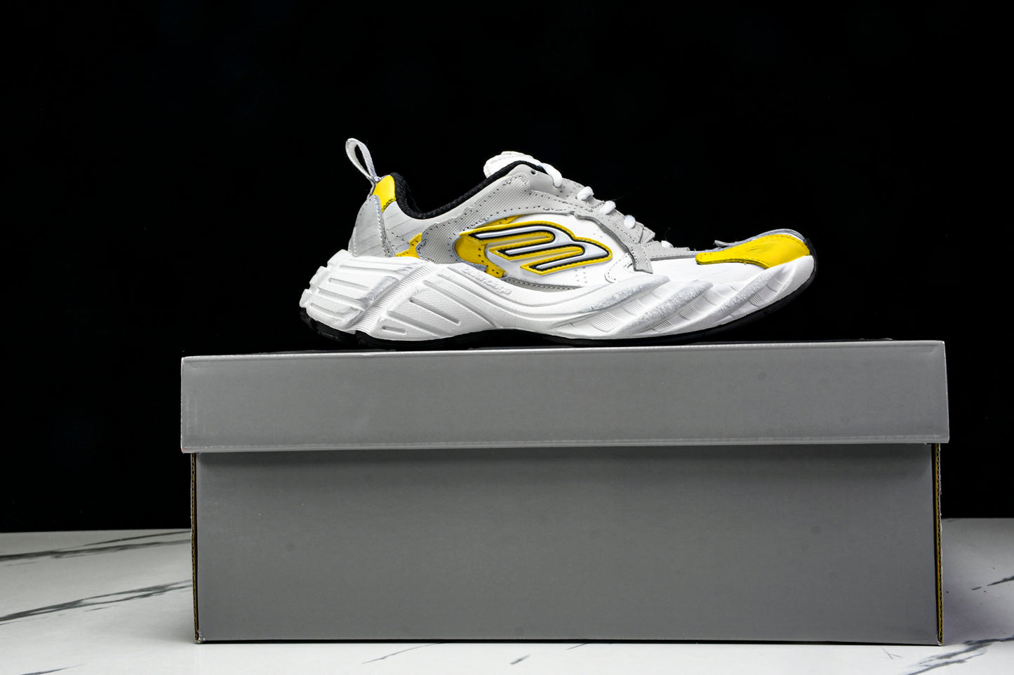 Вalenciaga Monday Shoe 'White Yellow'