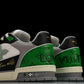 Louis Vuittоп Trainer Low Velcro Strap 'Green Black'