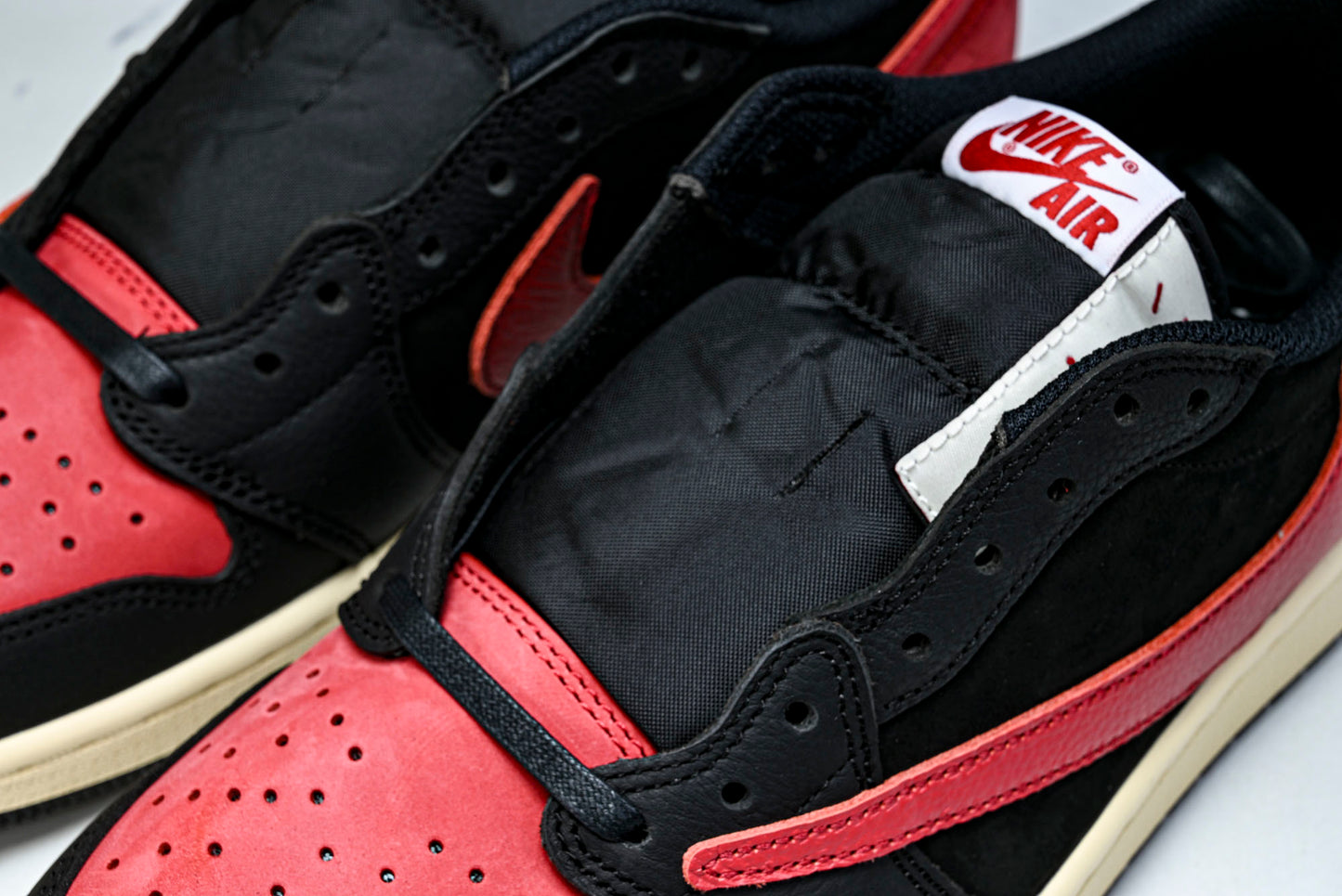 Travis Scott AJ1 Retro Low ‘Black Red' (Unreleased)