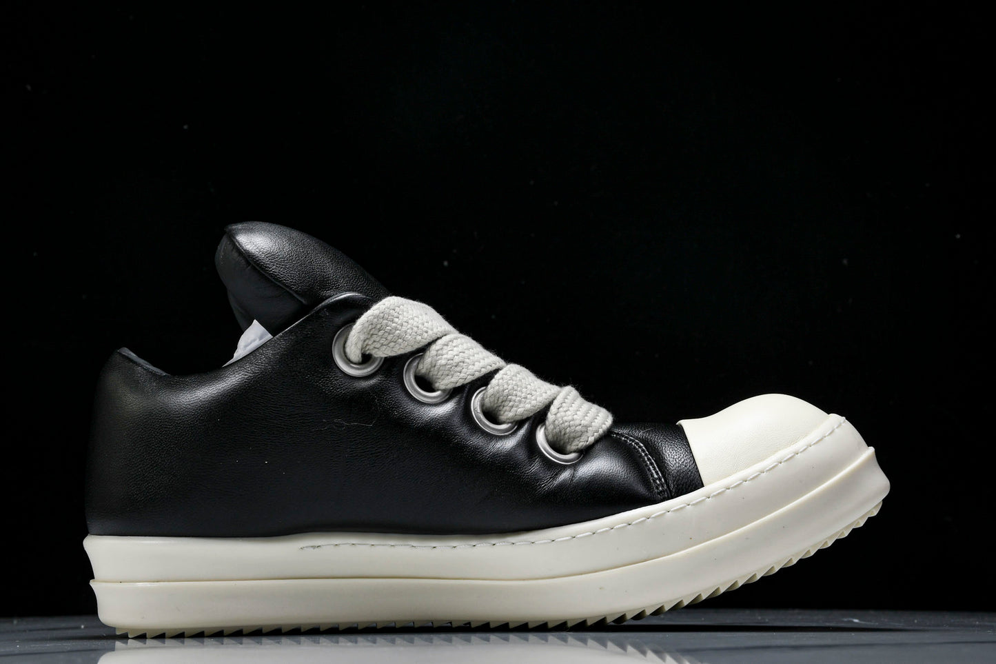 Rick Owens Luxor Jumbo Lace Padded Low 'Black'