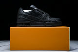 Louis Vuittоп Trainer Low 'Black Embossed Signature'