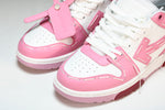 Off-White Out Of Office OOO Low Top 'Sartorial Stitching - Pink White'