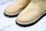 Prada Suede Booties 'Beige'