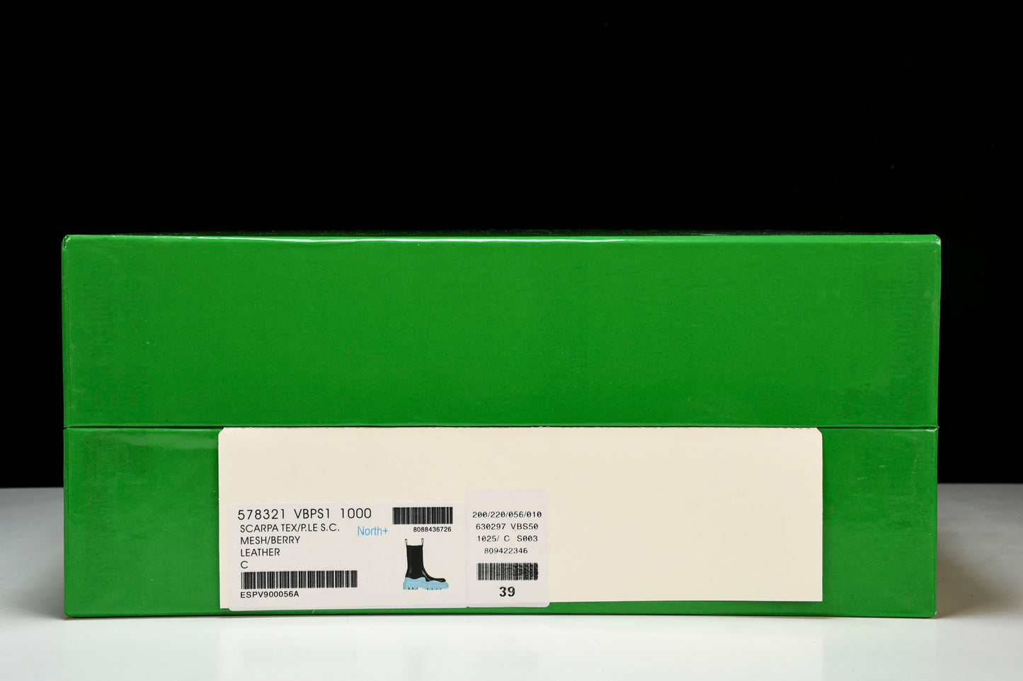 Вottega Veneta Tire Chelsea Boots 'Black Teal Blue'