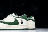 Travis Scott AJ1 Low x Stussy 'White Green' (Custom)