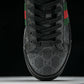 Guссi Ace Web 'Black Monogram'