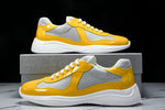 Prada America's Cup Sneaker 'Yellow Silver'