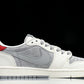 Travis Scott AJ1 Low x Stussy 'Grey White Red' (Custom)