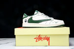 Travis Scott AJ1 Low x Stussy 'White Green' (Custom)