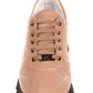 Beige Leather Sneaker