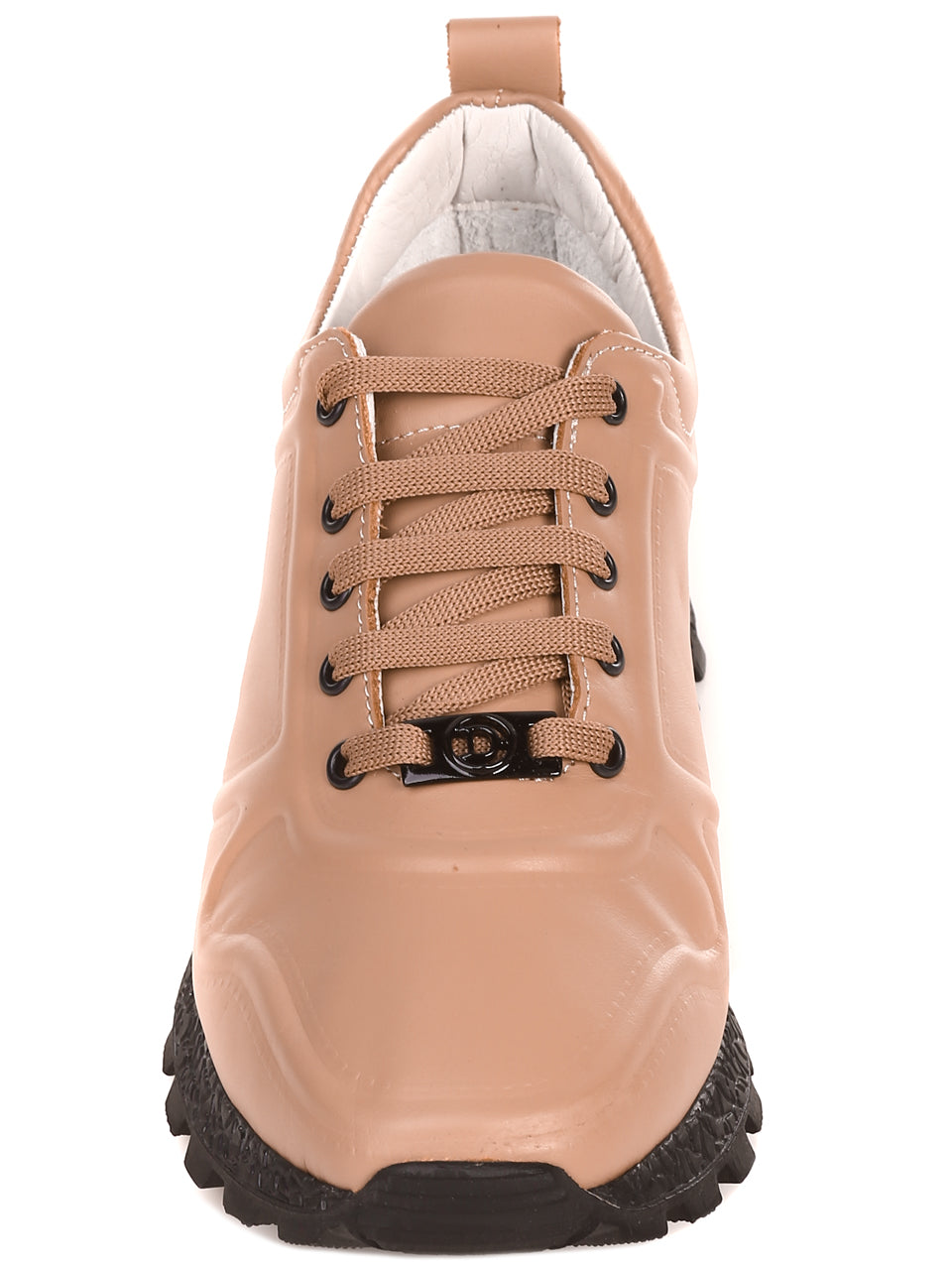 Beige Leather Sneaker