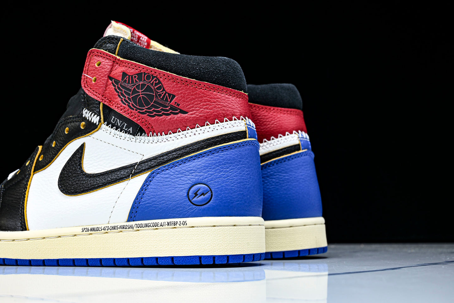 Union LA x Fragment x AJ1 Retro High 'Varsity Red Sport Royal'