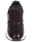 Black White Leather Sneaker