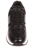Black White Leather Sneaker