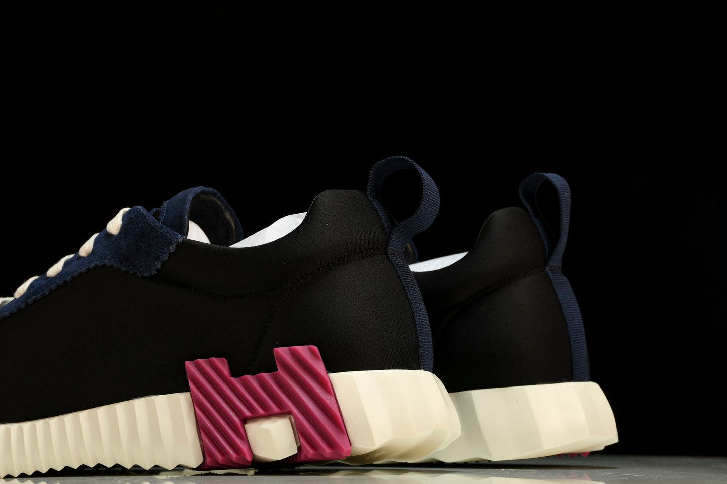 Hermès Bouncing Sneaker 'Noir Bordeaux'