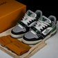 Louis Vuittоп Trainer Low Velcro Strap 'Green Black'
