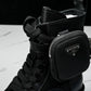 Prada Monolith Boots with Pouch 'Black'