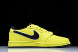 Travis Scott AJ1 Low x Supreme 'Yellow Black' (Custom)