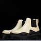 Вottega Veneta Tire Ankle Chelsea Boots 'Sea Salt Black'