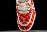 Louis Vuittоп Trainer Low 'Red Monogram Textile'