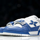 Louis Vuittоп Trainer Low Velcro Strap 'Perforated Blue'
