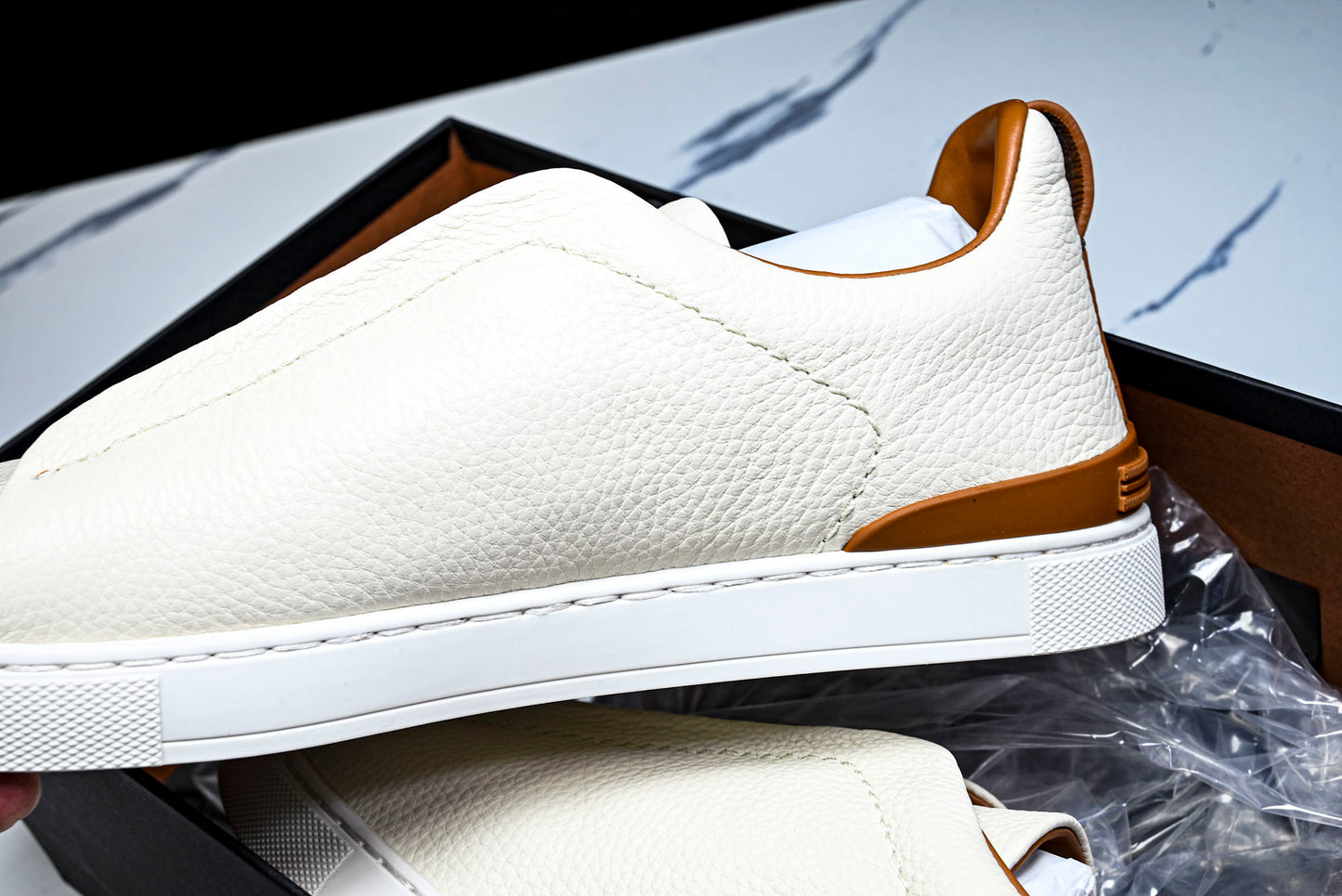 ZEGNA Triple Stitch 'Off White'