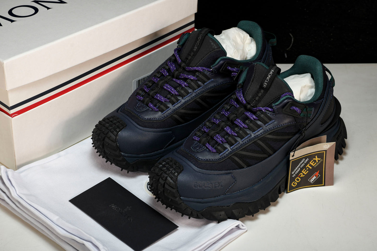 Moncler Trailgrip GTX 'Blue Purple Black'