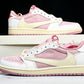 Travis Scott AJ1 Retro Low OG 'Shy Pink'