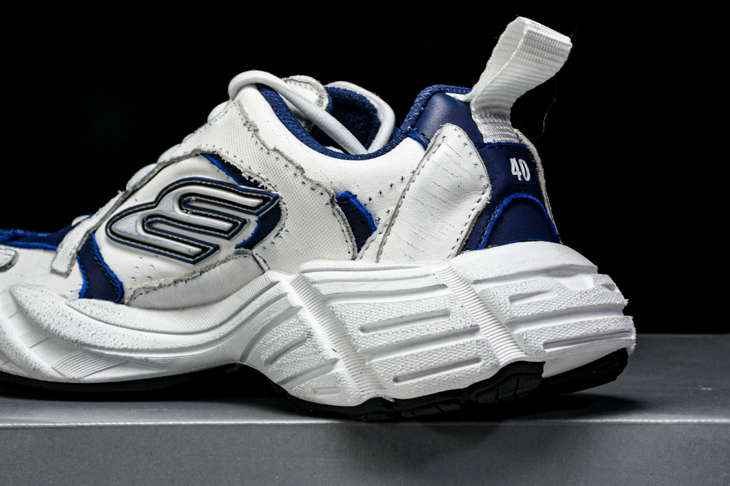 Вalenciaga Monday Shoe 'White Navy'