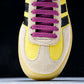 Guссi x Gazelle 'Yellow Green Velvet'