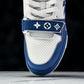 Louis Vuittоп Trainer Low Velcro Strap 'Perforated Blue'