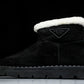 Prada Suede Booties 'Black'