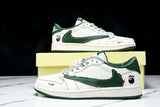 Travis Scott AJ1 Low x Stussy 'White Green' (Custom)