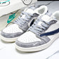Travis Scott AJ1 Low x Fragment 'Grey Navy' (Custom)