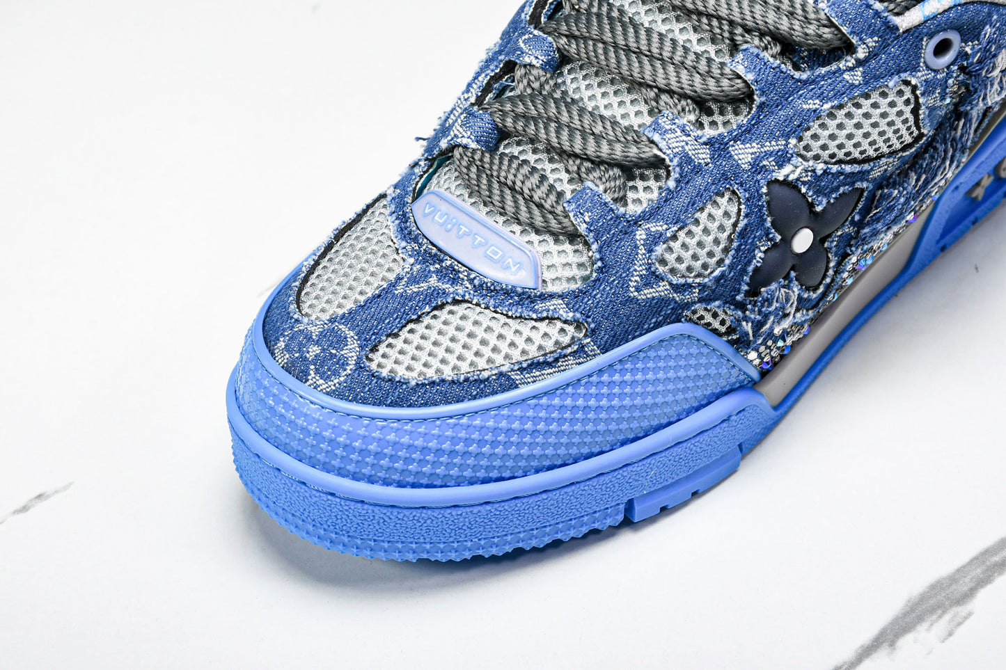 Louis Vuittоп Skate Sneaker 'Blue Denim Crystals'