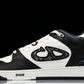 D1or B57 Mid-Top "Black White'
