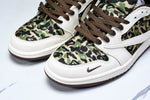 Travis Scott AJ1 Low x BAPE 'Camo 2.0' (Custom)