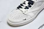 Travis Scott AJ1 Low x Supreme 'White Black Sole' (Custom)