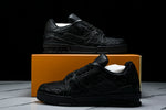 Louis Vuittоп Trainer Low 'Black Embossed Signature'